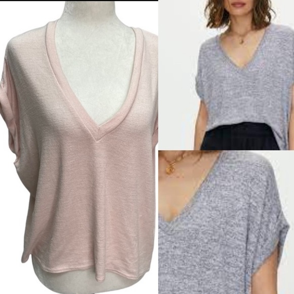 Aritzia Tops - 𝅺aritzia Wilfred Free Brosh T-Shirt Top Pink Size S
